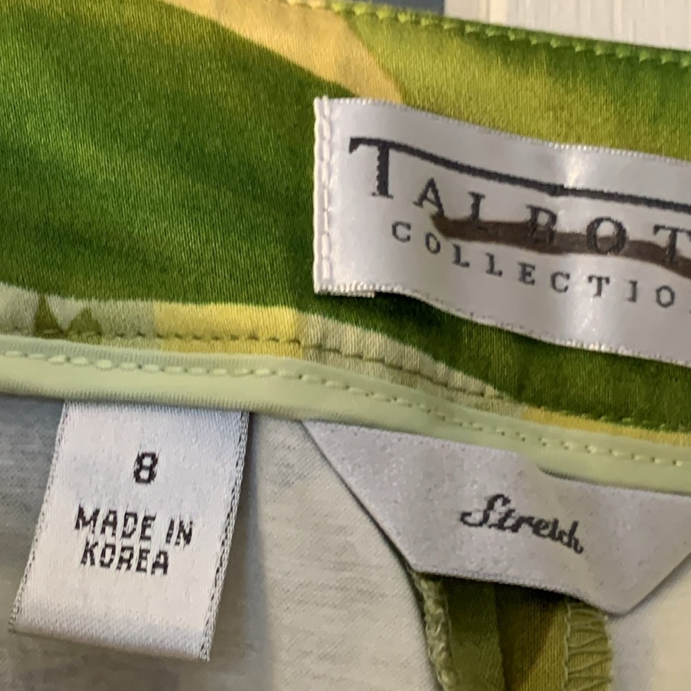 Talbots Size 8 Leaf Print Pants. - image 5